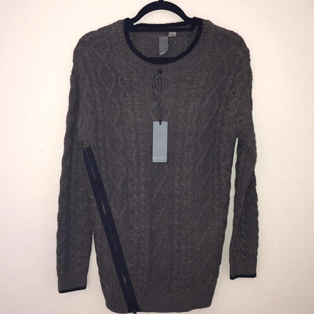 Brown long sweater NWT